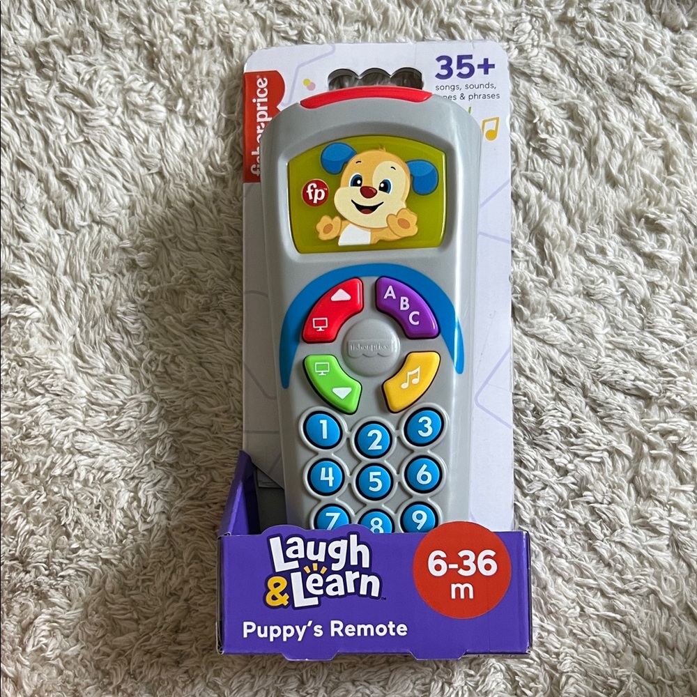 Fisher-Price Laugh & Learn Remote - Gray, Blue, Red